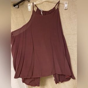 Open back sleeveless top